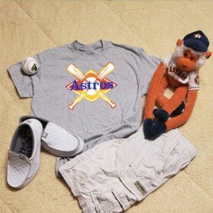 Houston Astros Bat and Baseball Field Tshirt